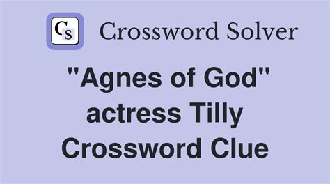 tilly actress|actress tilly crossword clue.